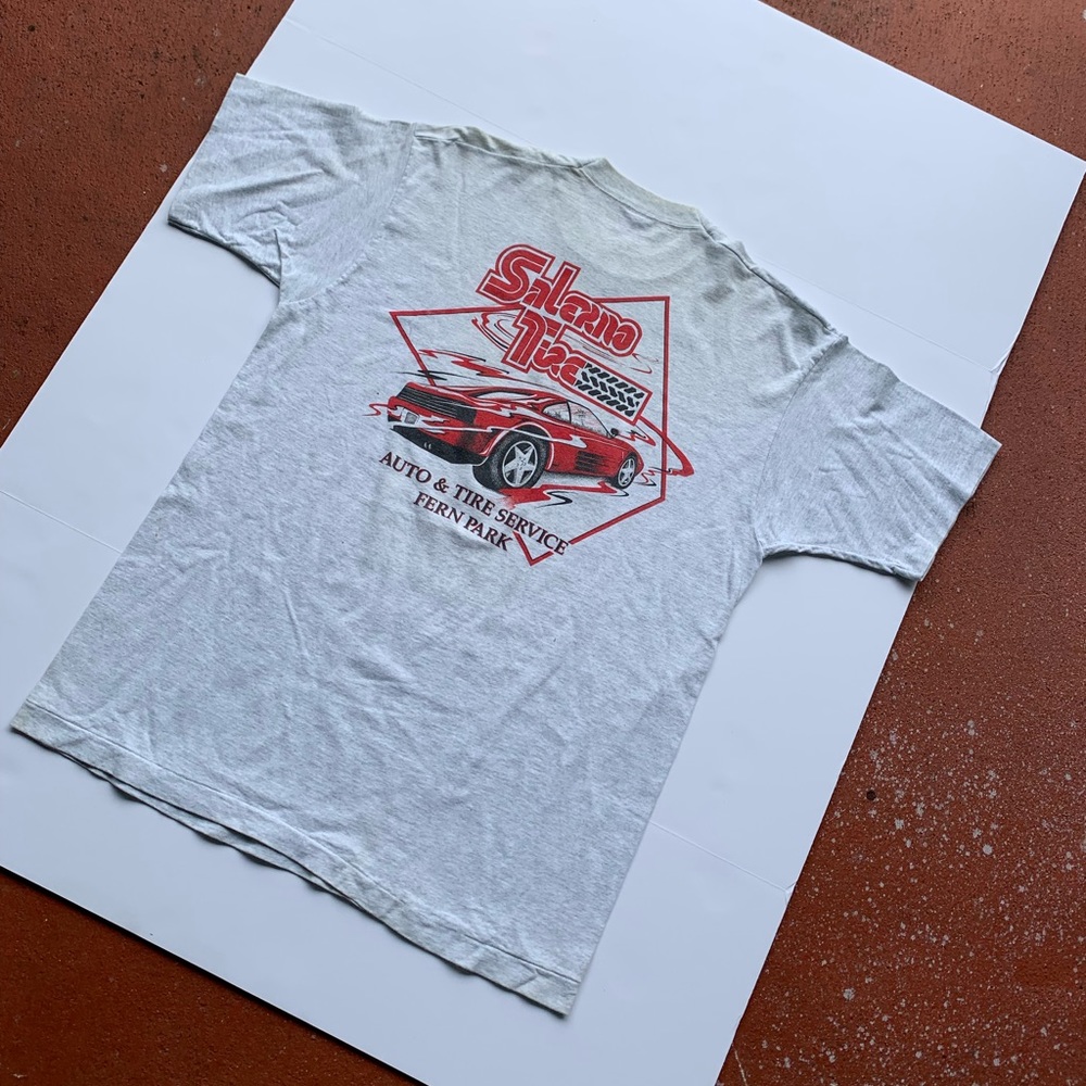 Vintage 90s Tire Service Fern Park Tee XL